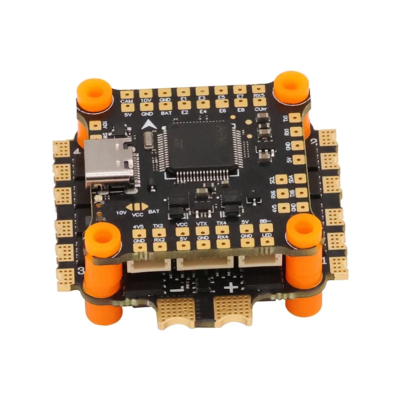 

HAKRC 60A F7 F722 V2 Fly Tower Stack 4In1 ESC BLHeli-32-bit 30.5x30.5 F7230 V2 Flight Controller RC FPV Drones Accessories