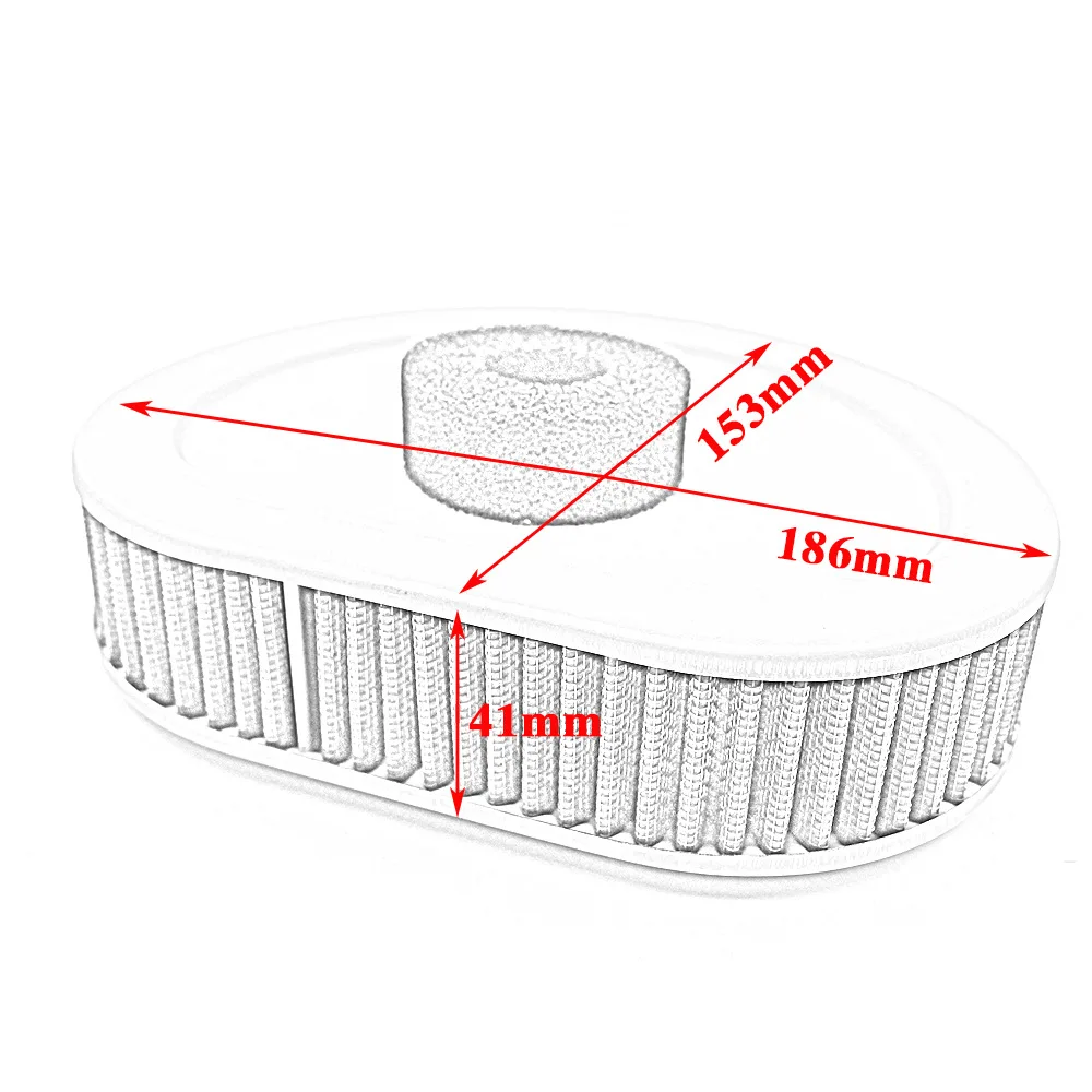Motorcycle Engine Air Filter Cleaner Air Intake Filter Element For Harley Electra Glide Fat Boy Dyna Glide FLHR Road King