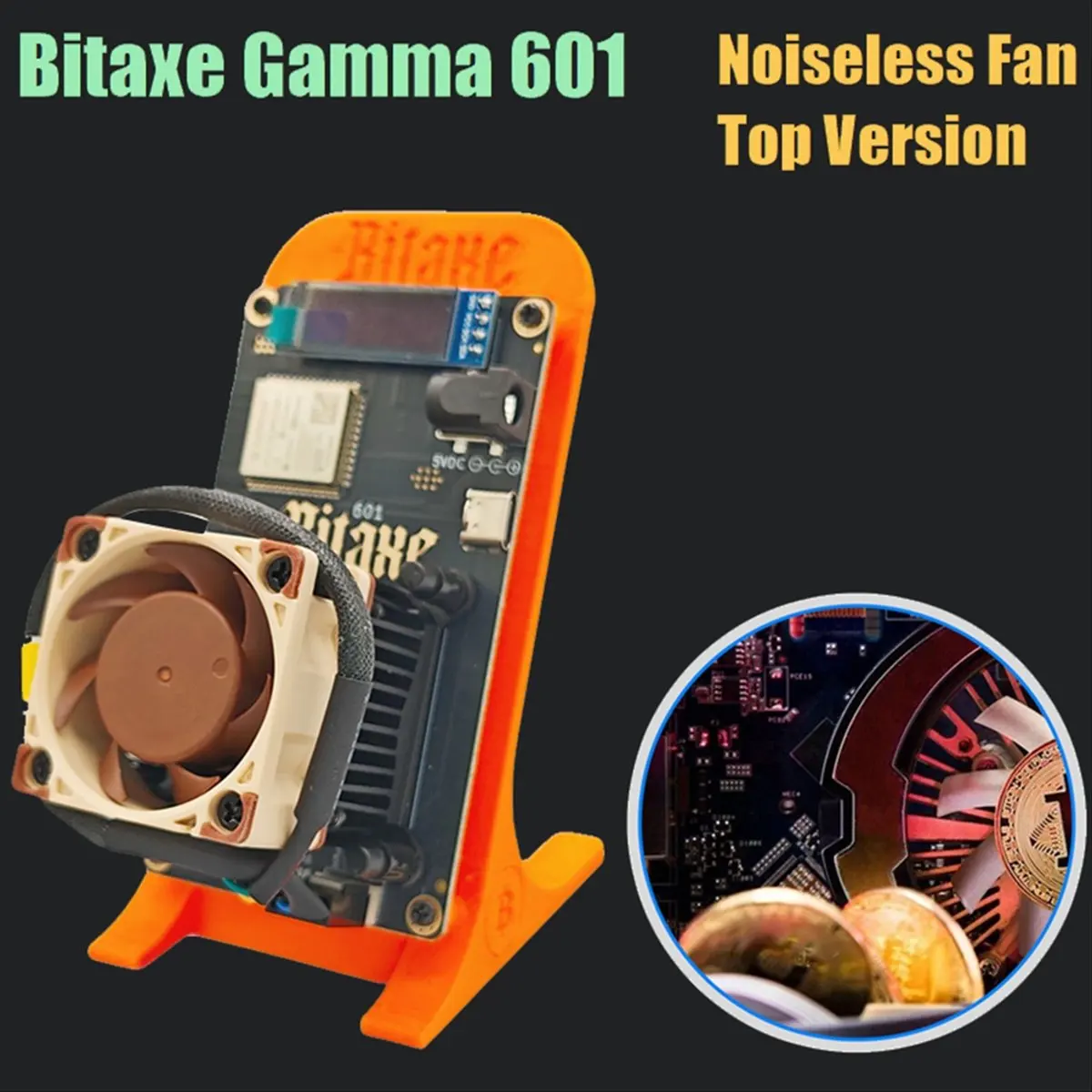 Silent for Gamma 601 Solo Miner 1.2TH/S -A4X20 Super Fan 18W Sha256 Bitcoin ASIC Miner From S21 Pro (AU)