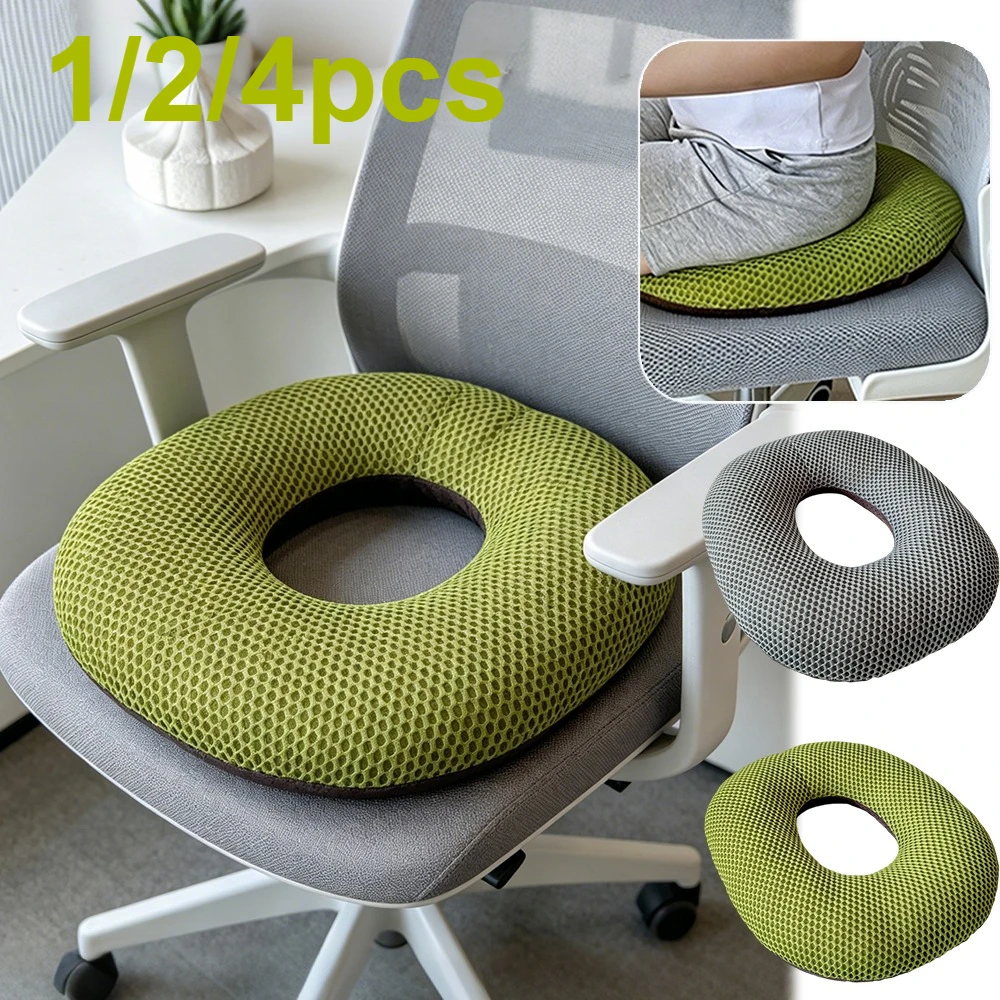 

Memory Foam Seat Cushion for Office Chair, Butt Cushion for Tailbone Pain Relief,PP Cotton Breathable Mesh Hip Pad Seat Cushion