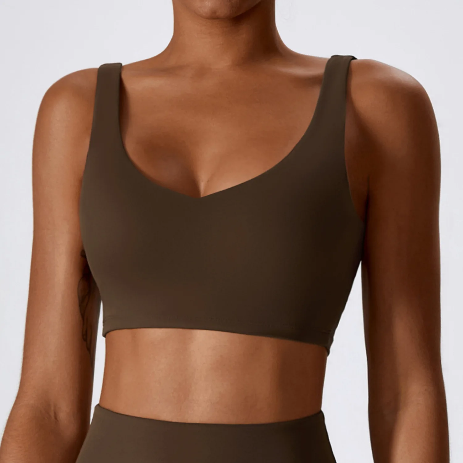 Roupa Interior Esportiva Respirável para Mulheres, Alto Suporte, Impact Fitness Bra, Top Yoga, Roupas de Treino, Espartilho Push Up, Vestuário Acolchoado