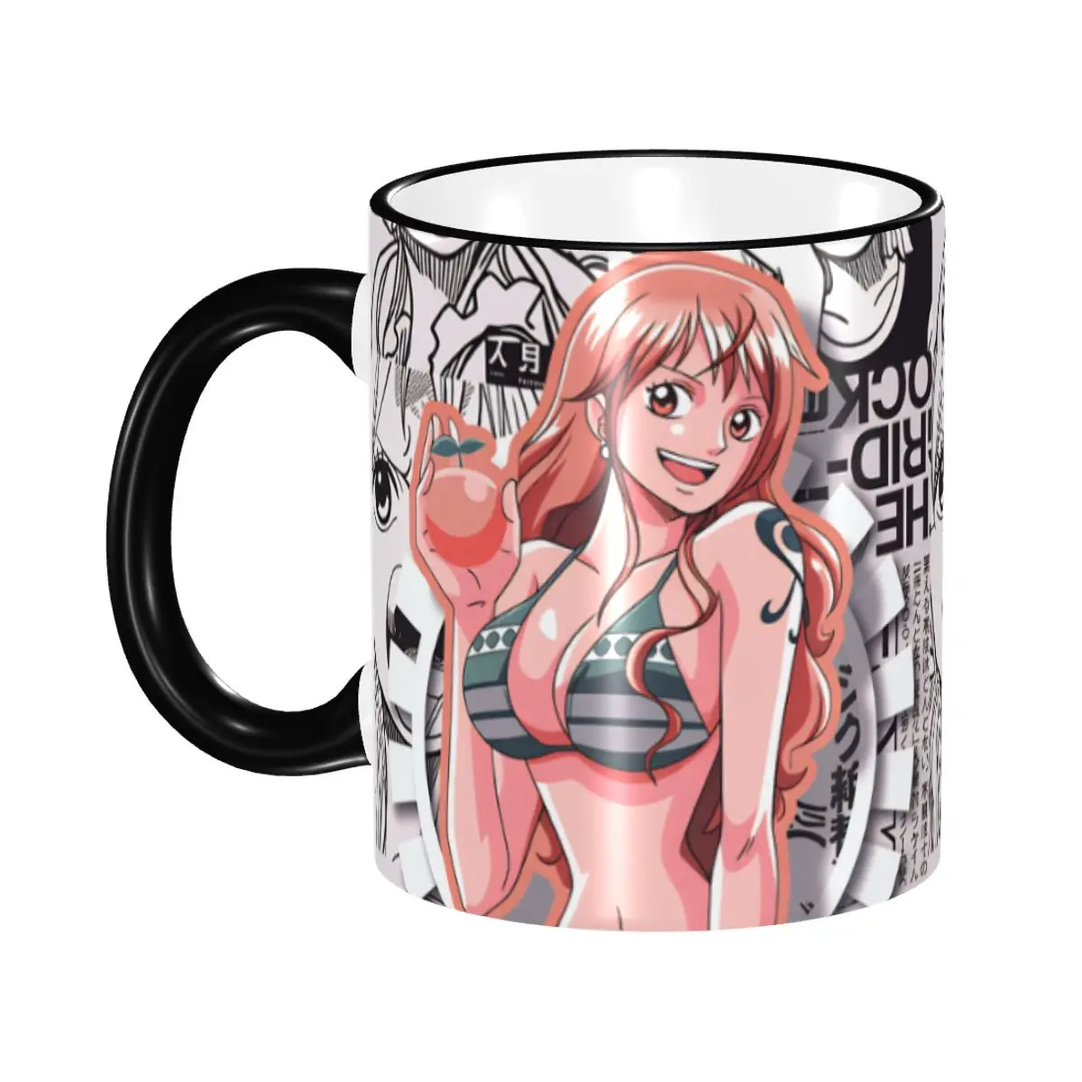 

Custom One P-Pieces Namis Coffee Mug DIY Funny Adventure Anime Comic Ceramic Mug Creative Present