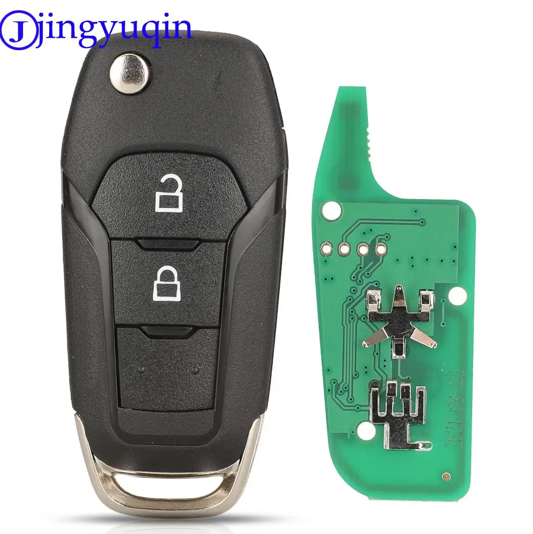 jingyuqin Car Remote Control Key For Ford Escort Fusion 2013-2016 ID49Chip 433Mhz FCCID N5F-A08TAA Auto Smart DS7T-15K601-B