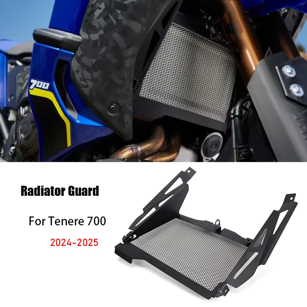 

For Yamaha TENERE 700 Tenere700 World Raid 2022-2025 Motorcycle Radiator Grille Guard Cover Oil Cooler Guard Protection