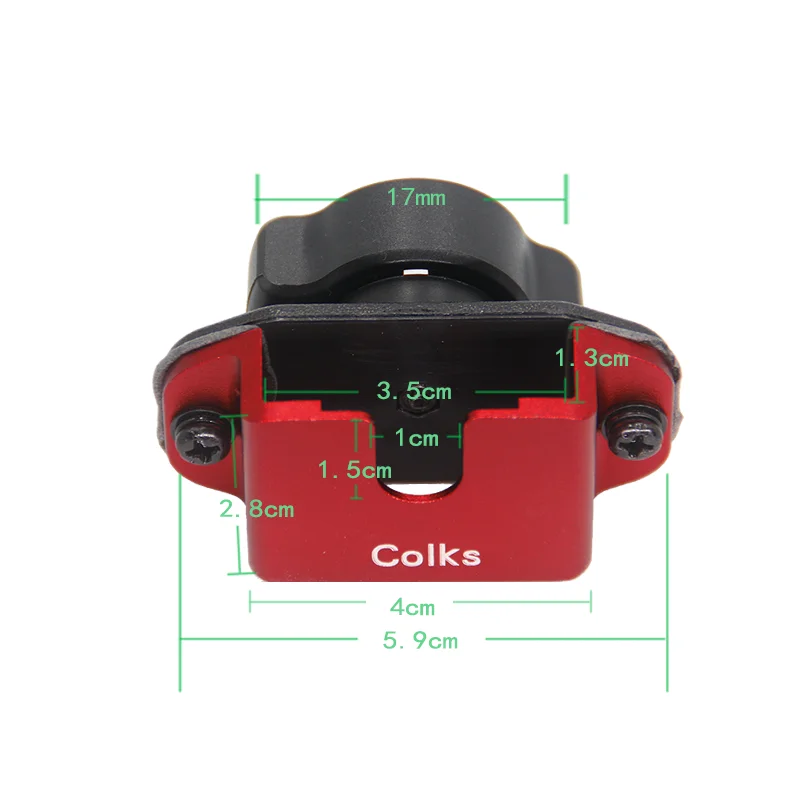 Walkie-Talkie-Handmikrofon, universelle Autohalterung, Hakenhalterung, Zubehöradapter, 17 mm Hakenhalterung, Zubehör, einfache Installation