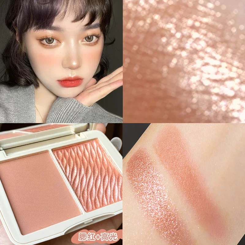 Highlighting Contouring Blush All-in-One Palette Finisher Palette Face Highlight Ginger Peach Pale Rare Beauty Cosmetics Makeup