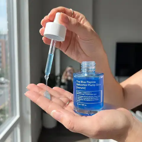 GHK-Cu Blue Copper Peptide Essence Liquid 50 ml Blue Copper Peptide Bitter Nutmeg Phenol Essence Liquid Plump and Full
