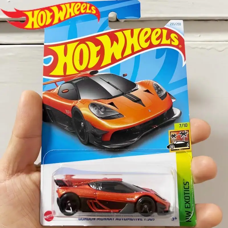 

2025 оригинальная игрушечная машинка Hot Wheels 1:64 Hotwheels, суперкар GORDON MURRAY AUTOMOTIVE T.50S, игрушки для мальчиков, праздничные подарки на день рождения