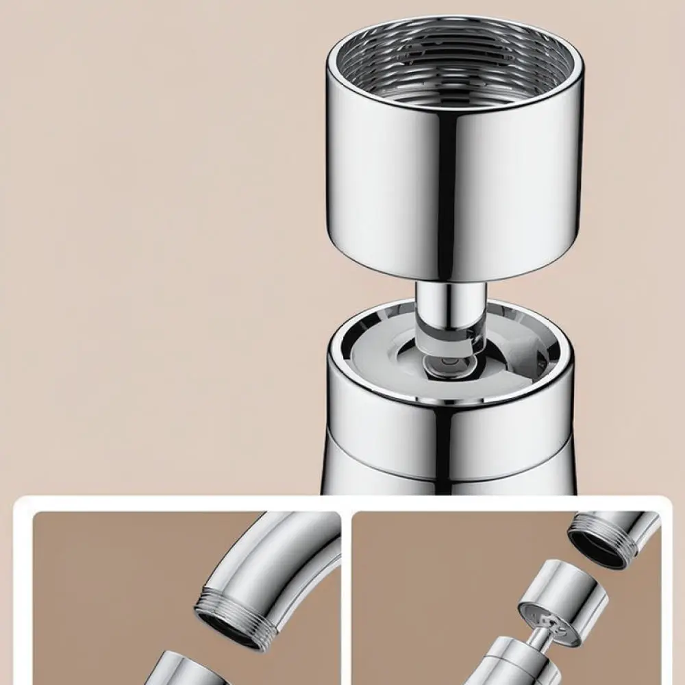 Adjustable Metal Faucet Aerator 360 Rotating Anti Splash Bubbler Water Saving Nozzle For Jiurong Kitchen Fixtures