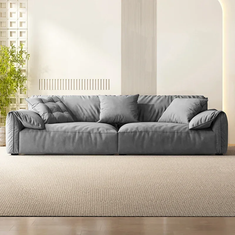 Modern Living Room Large Couches Nordic Exterior Cheap Sectional Ergonomic Sofa Love Seat Cum Bed Canape Salon Home Furniture