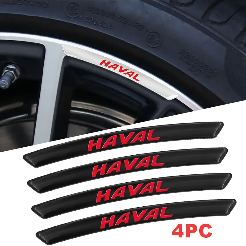 

3D Aluminium Car Logo Wheel Rim Sticker Decals Emblem Badge For Haval H6 Dargo M6 H9 H6S F7 F7X Jolion X DOG XY H2 H3 H5 H7