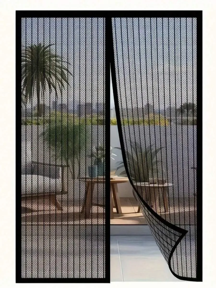 1pc Mosquito Net Curtain Magnets Door Mesh Insect Sandfly Netting with Magnets on The Door Mesh Screen Automatic Closing Door