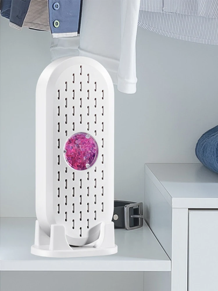 Mini deshumidificador portátil, absorbente de humedad, máquina higroscópica reutilizable, carga USB para armario, zapatero, estantería