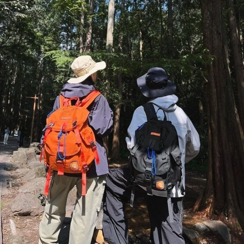 

Going Out for Short Light Large-capacity Mountaineering Bag Shoulder Travel Portable High-value Schoolbags Exquisite Simple