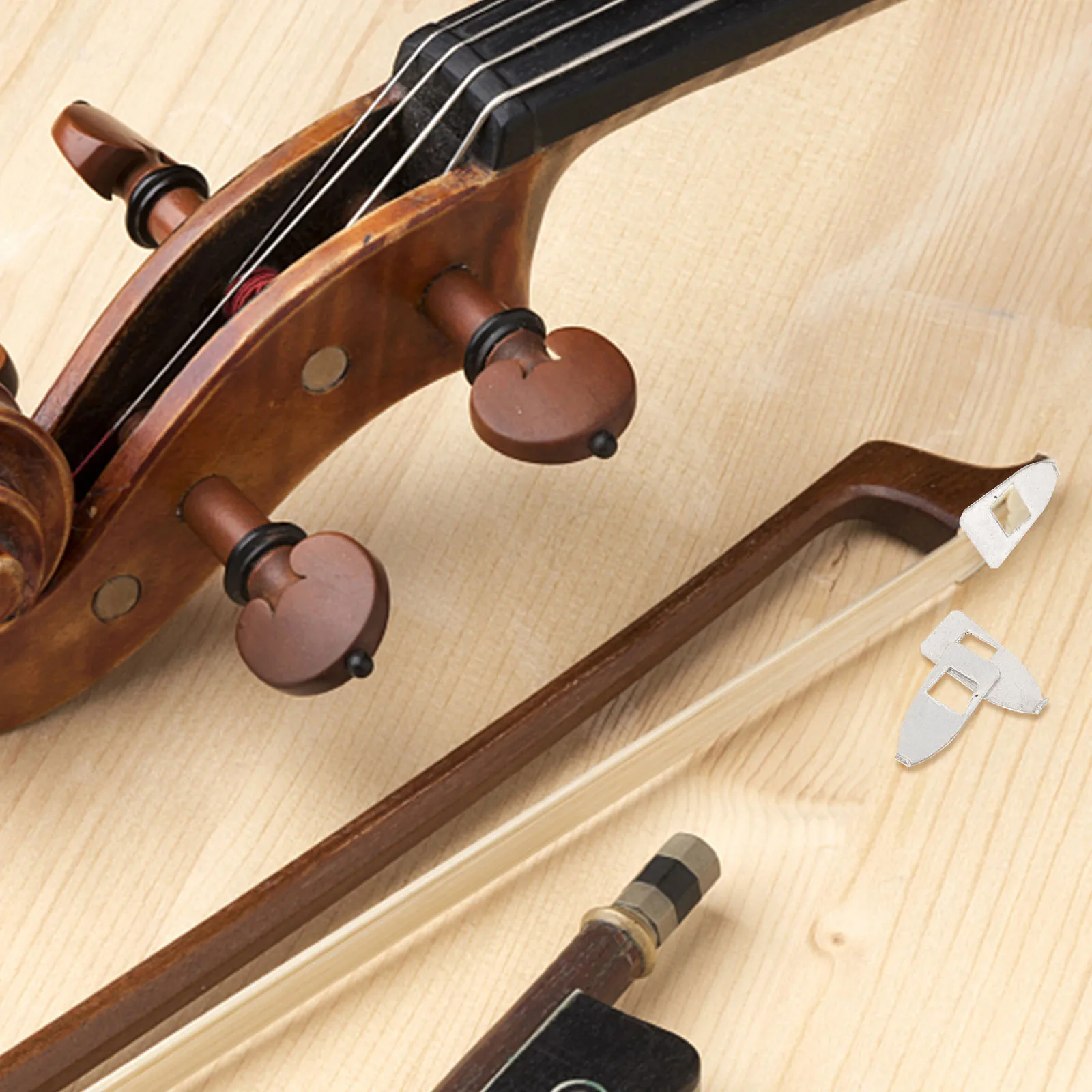

Violin Repair Parts Piano Bow Head Piece Stringed Instruments Replacement Accessories and