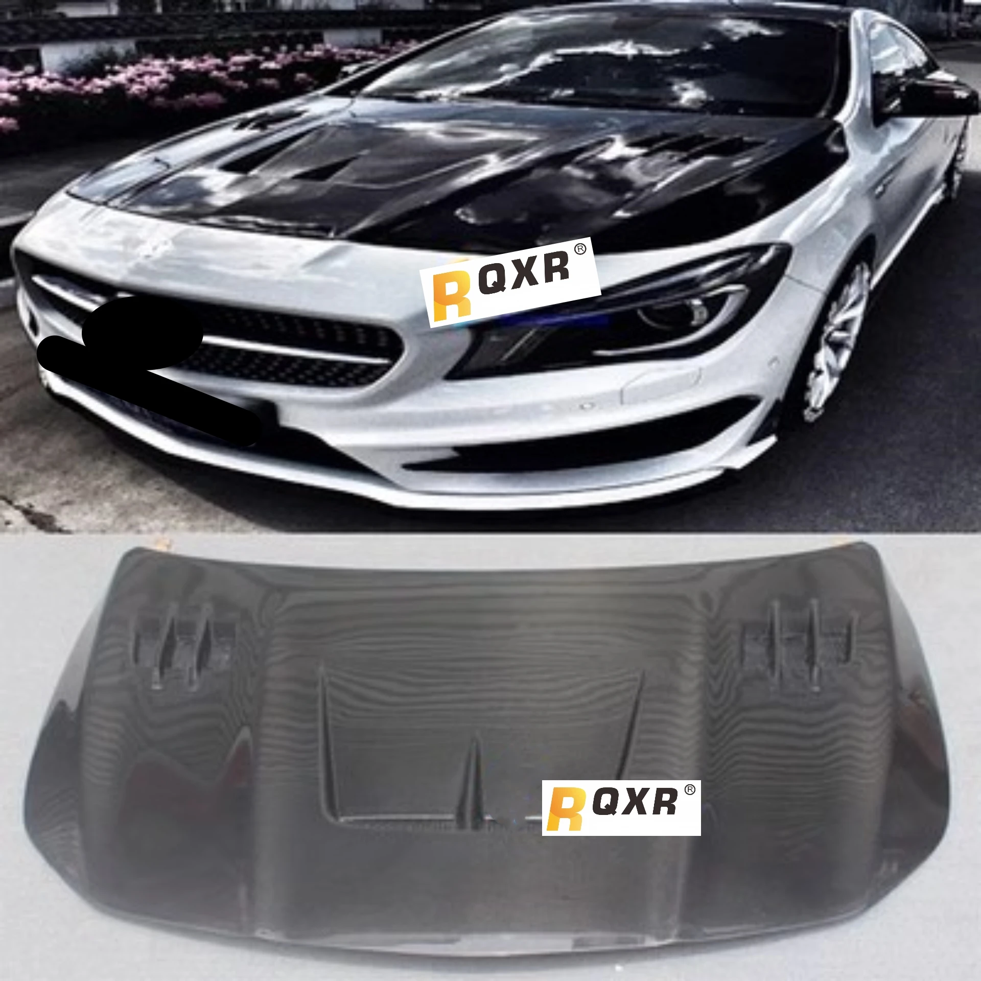 

Body Kit Carbon Fiber Engine Hood Cover For Mercedes Benz W117 CLA45 CLA250 CLA260 Bonnet Car Accessories