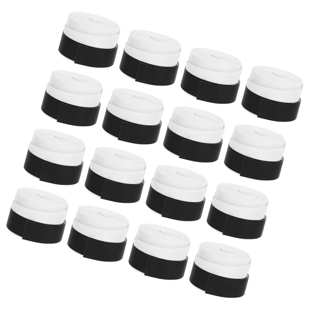 12 Pcs Tennis Bag Badminton Sweatband Racket Grip Tape Dampener White for Handles Pickleball Overgrip Wrap