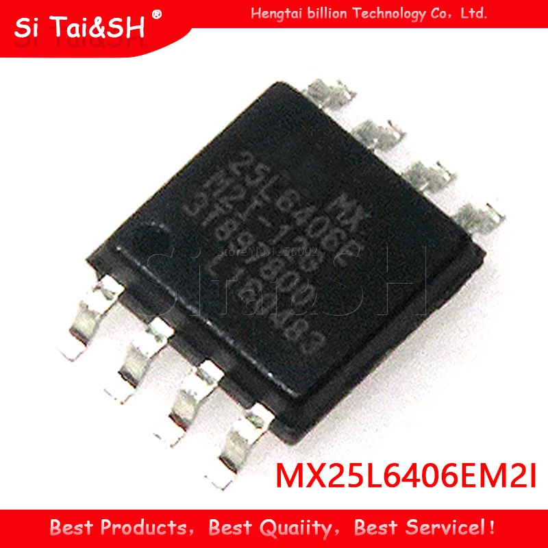 5 قطعة MX25L6406EM2I-12G 25L6406EM2I-12G MX25L6406E MX25L6406 25L6406E SOP-8 جديد الأصلي