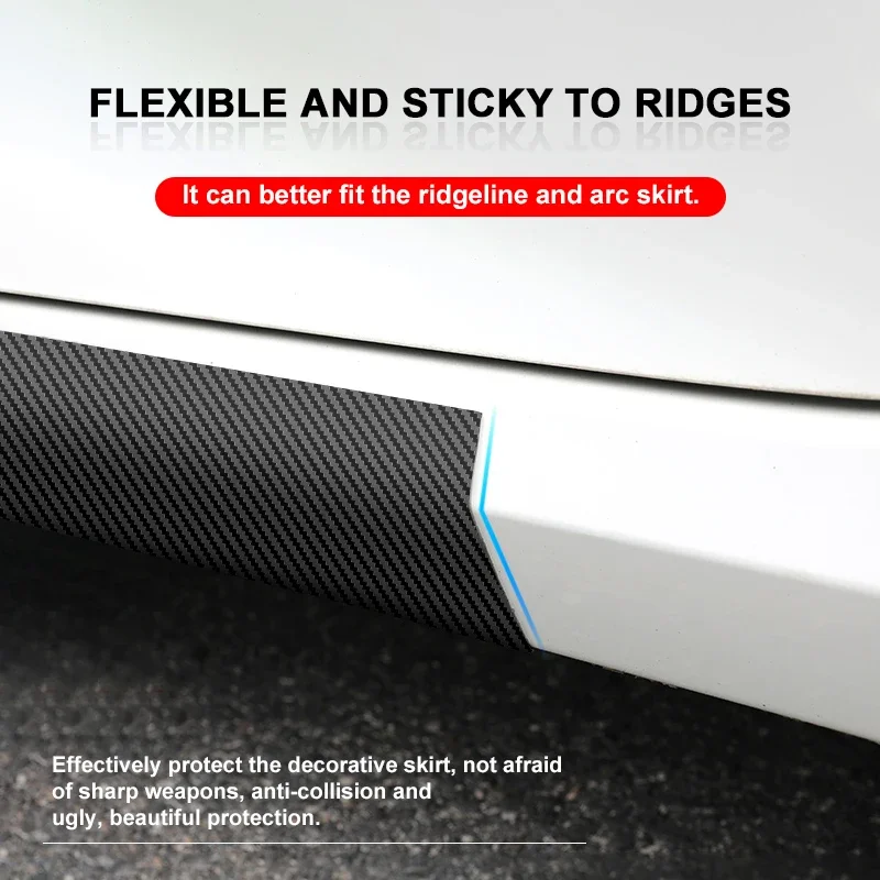 Car Door Side Skirt Car Body Decal Carbon Fiber Sticker For BMW M F30 F01 F10 F35 F15 F16 F18 E39 E46 E90 E36 E60 X3 5 6 M3 4 5