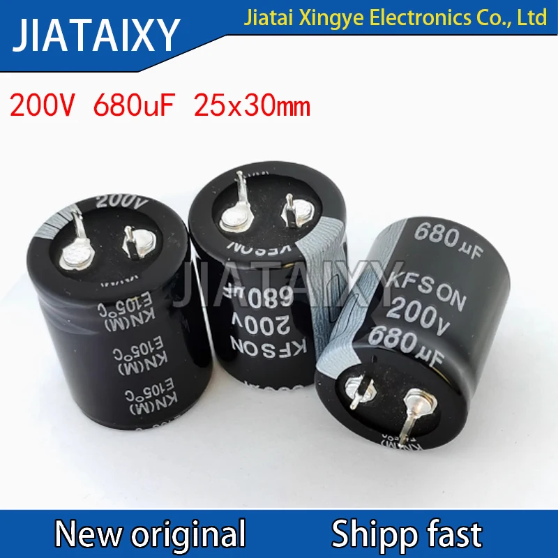 

2Pcs/10Pcs 680uf 200v Nichicon GN 25x30mm 200V680uF Snap-in PSU Capacitor