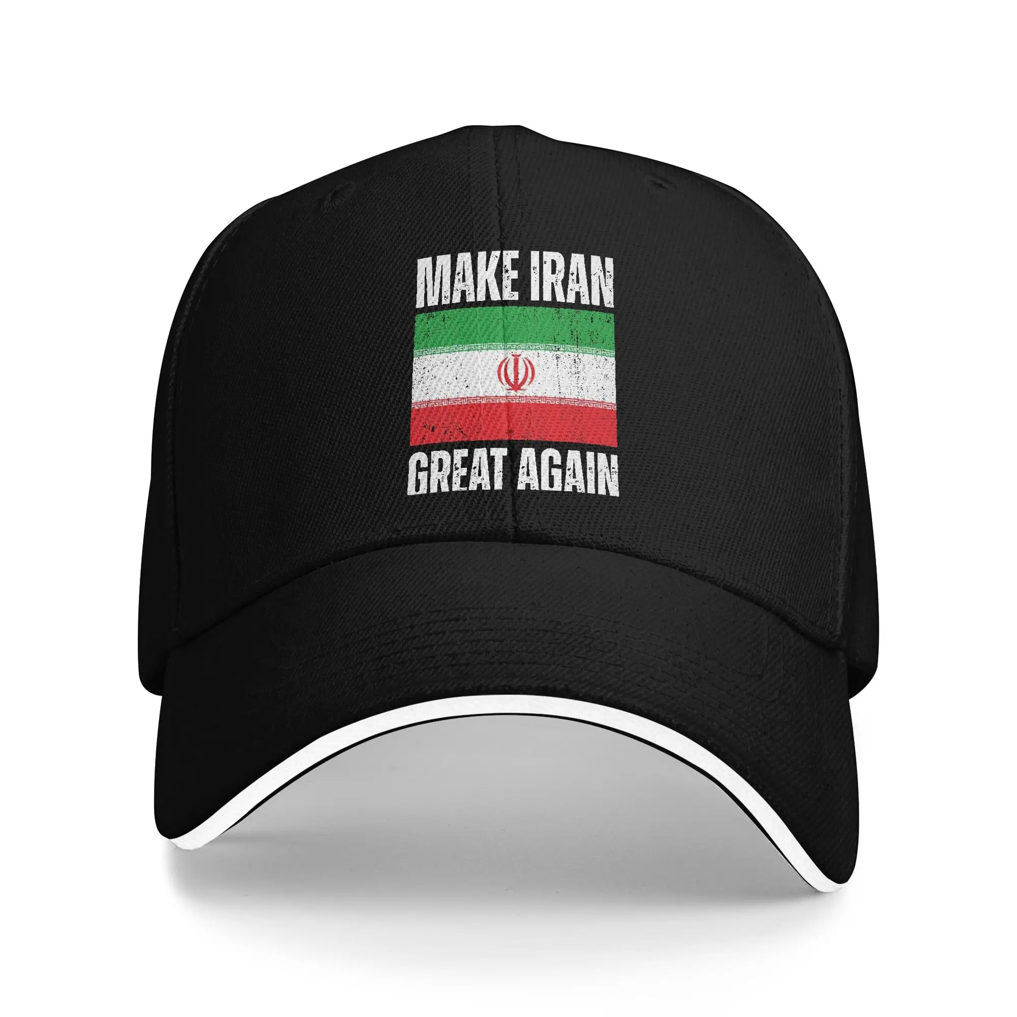 Gorra De Béisbol Casual Con Emblema De Irán, Estilo Miga, Ajustable, Para Verano, Gimnasio Y Aire Libre