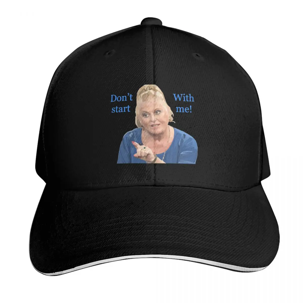 Kim Woodbury - Don’t start with me! Baseball Cap Outdoor Golf Running Hiking Summer Beach Travel Streetwear Hip Hop Trendy