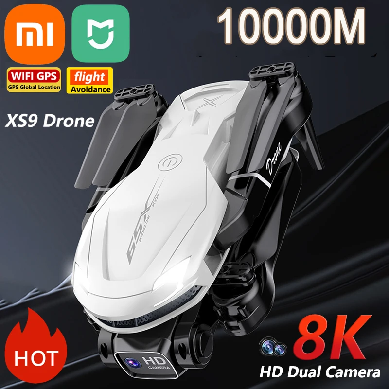 Xiaomi Mijia XS9 Drone 8K 5G GPS Professional Aerial Dual Camera Obstacle Avoidance Photography Optical Flow Foldable Toy UAV