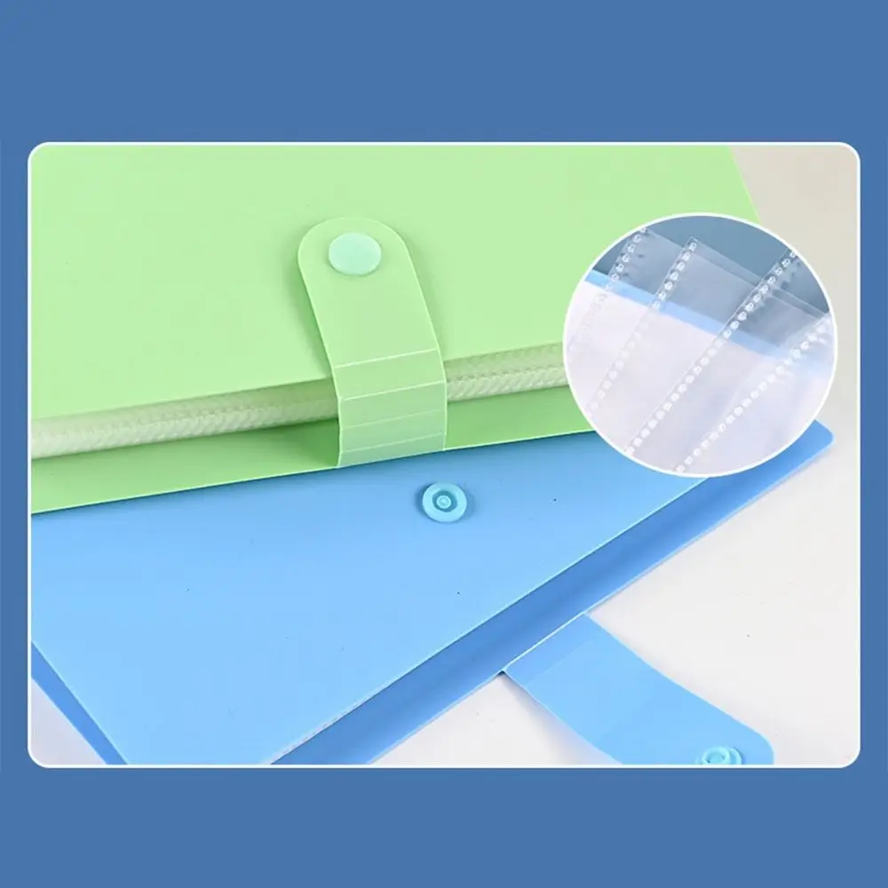 1 Pc Money Storage Book Pocket Storage Book Large-capacity Ticket Card Book Korean Style Waterproof Collector Memo