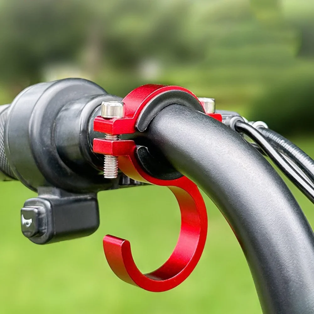 Motorcycle and Bicycle Universal Handlebar Hook, Front Alloy Material, No Drilling Required, Multifunctional Storage Hook