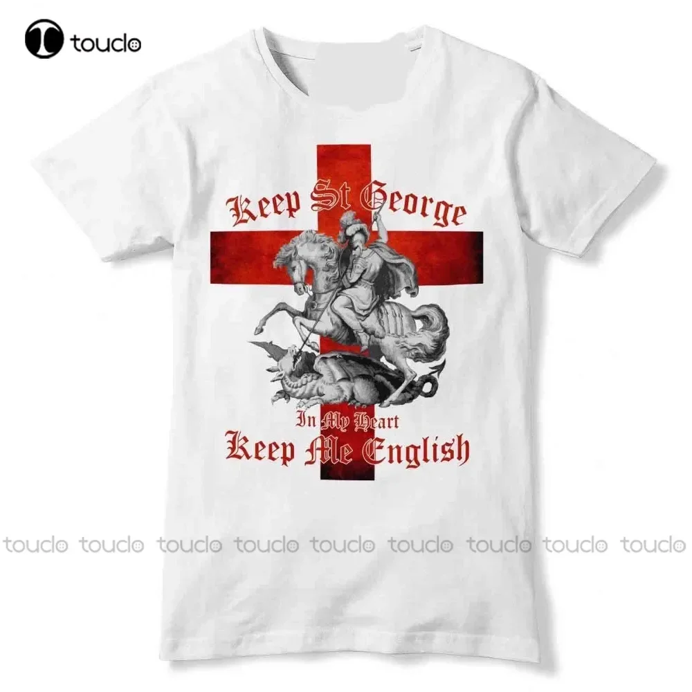 

Хипстерские футболки Летняя мужская футболка Keep St George In My Heart Футболка Англия Рубашка Dragon Slayer Английский топ Gd4Бесплатные футболки