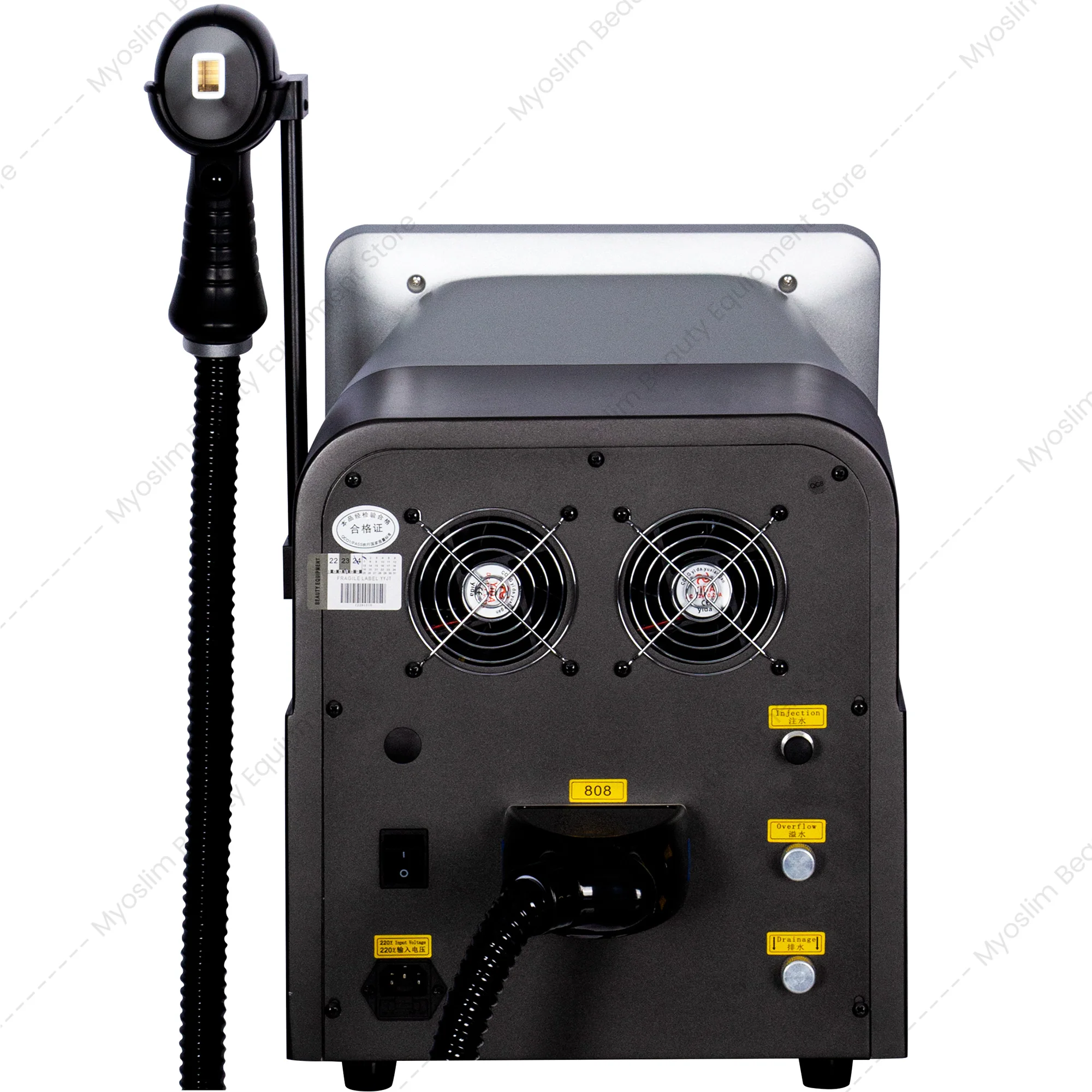 808nm Diode Hair Removal Machine 3 Wavelengths 755 808 1064 Portable Full Body Permanent Hair Removal Beauty Equipment