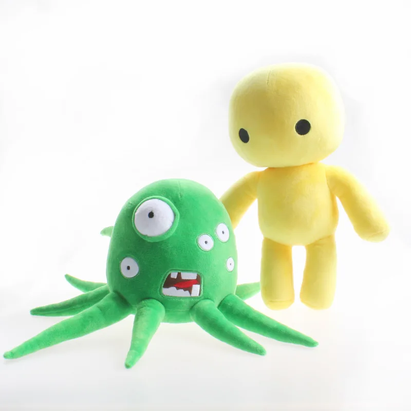 Wobbly Life Plush Yellow Man and Octopus Character  Game Characters Toys Gifts for Fans and Friends