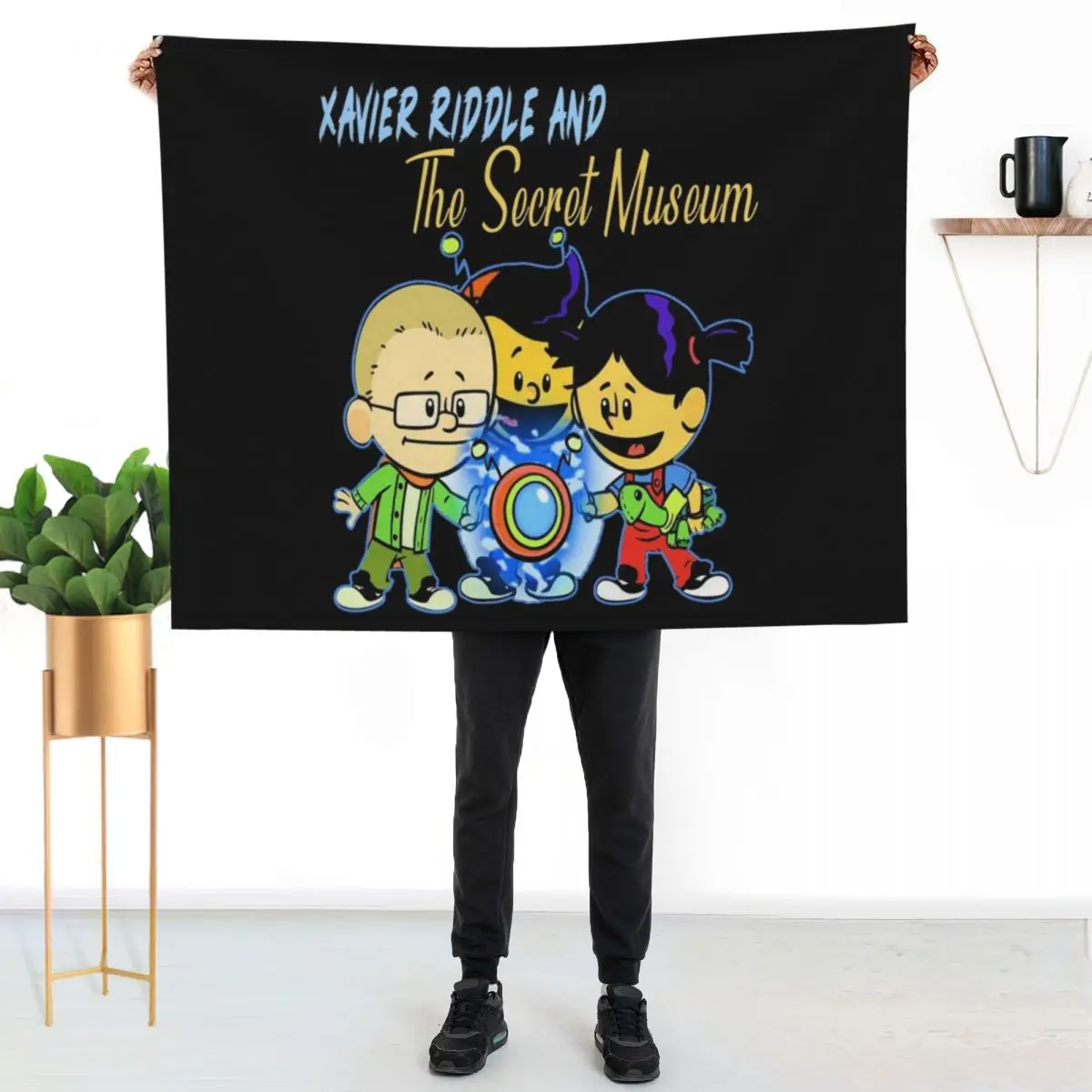 Xavier Riddle and the Secret Museum charactersi am wilma rudolphi am rosa parks costume Throw Blanket Soft Plaid Polar Blankets