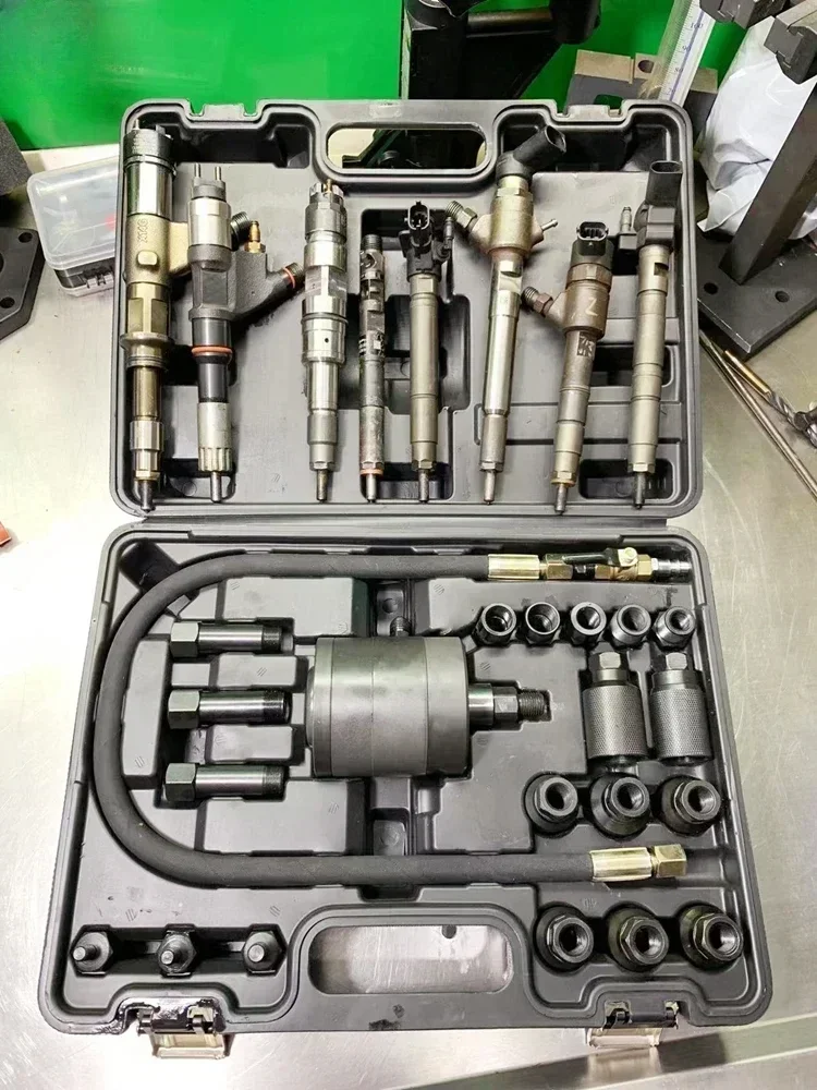 1000NM CRIN Injector Pneumatic Removal Puller Combination Tool Set for  DENSO DELPHI CAT CUMMINS SIMENS VOLVO