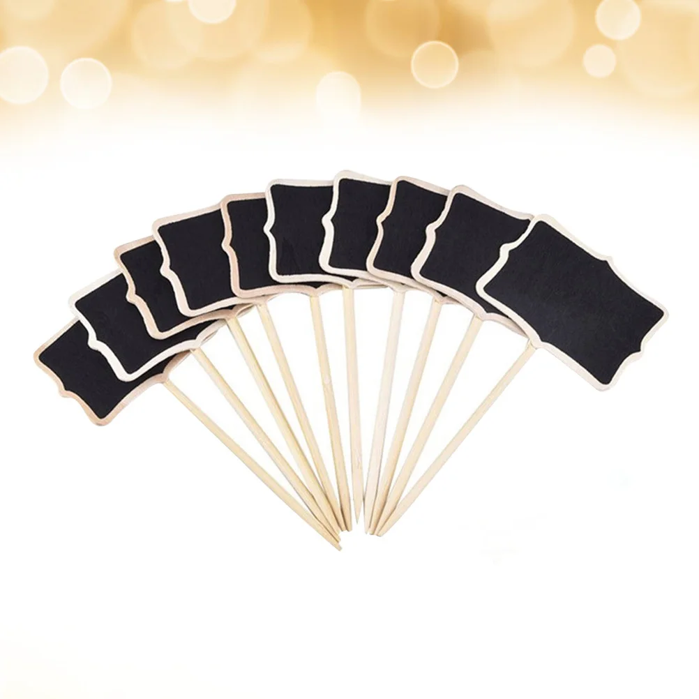 

20Pcs Mini Blackboard Signs Blackboards Lightweight for Plant Tags Table Numbers Wedding Christmas Crafts Message Board