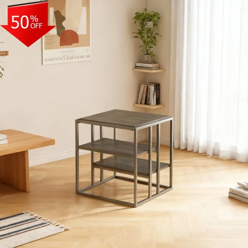 طاولات نهاية منتصف القرن طاولة مساعدة صالون أثاث غرفة المعيشة المنزل الداخلي أريكة طاولة جانبية Pliante قهوة صغيرة قابلة للإزالة