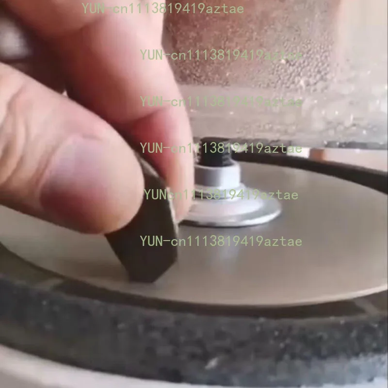Electric Portable Lapidary Sharpener 125mm Diamond Grinder Water-Cooled Flat Surface Grinding Tool for Jewelry And Rock Polishin