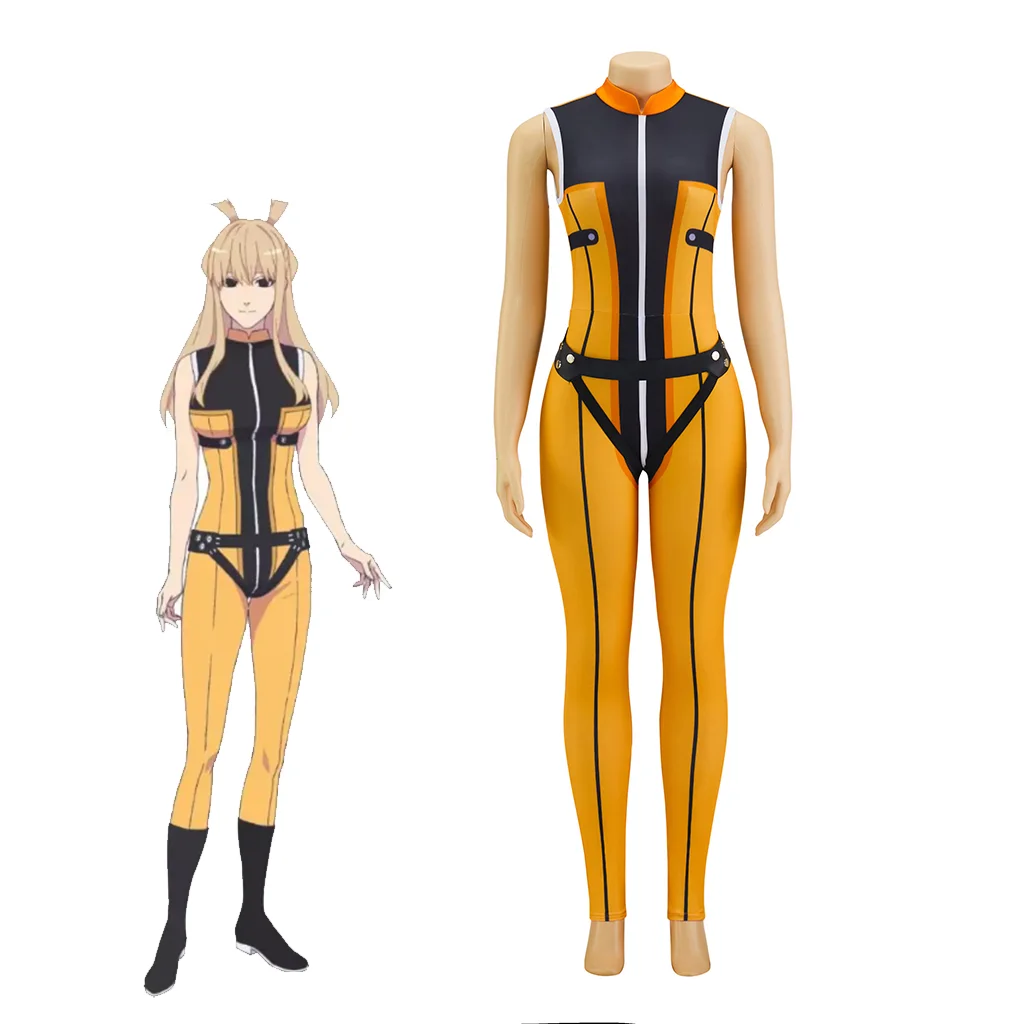 Comic Ranger Reject Cosplay Yumeko Suzukiri Cosplay Women Battle Suit Jumpsuit Uniform Suit Halloween Costume Fancy Party Suit