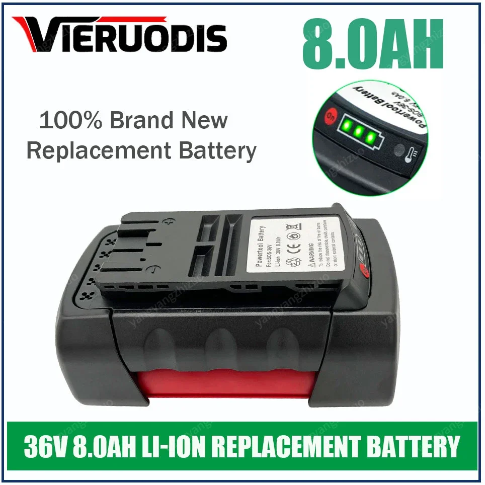 

For Bosch 36V 6.0AH/9.0Ah Li-ion Replacement Battery for Bosch 2607336003 2607336108 BAT810 BAT840 D-70771 Power Tool Battery