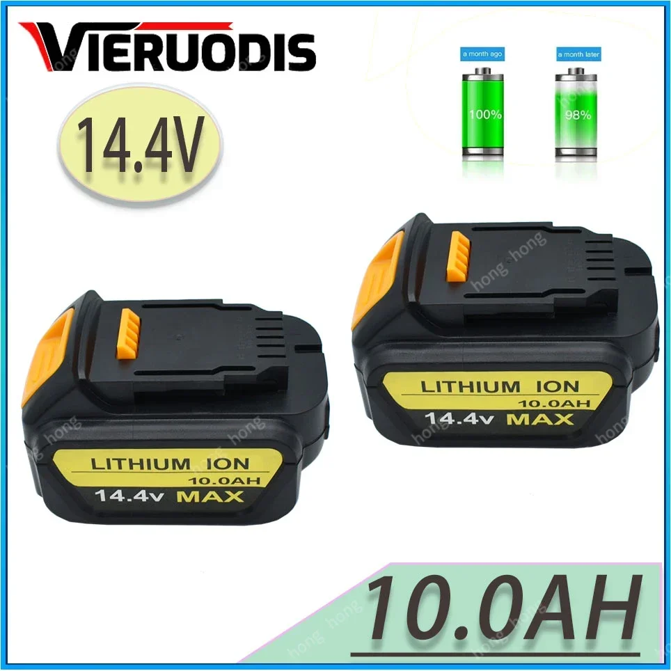 

for Dewalt 14.4V 10.0AH/8.0AH power tools battery DCB140 DCB141 DCB142 DCD735L2 DCF835C2 DCF835L2 DCL030 lithium-ion battery