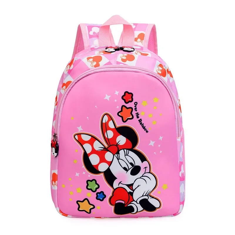 Cute Cartoon Disney Mickey Mouse Minnie Children's Backpack for Boys and Girls Pink Small Children Kids Kindergarten School Bags