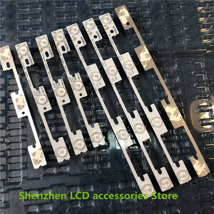 100 개/몫 (50 * 3LED * 6V + 50 * 4LED * 6V) KDL32MT626U 용 LED 백라이트 스트립 35019055 35019056 100% NEW