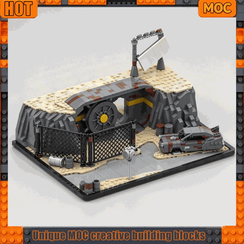 1630Parts MOC Underground Nuclear Shelter Bunker Model Building Blocks Post Apocalyptic Battle Scene DIY Assembly Toy Gift Kit