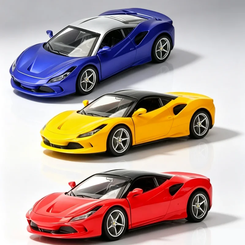 Reel Bag - In einer Tasche verpacktes Druckguss-Supercar-Modell im