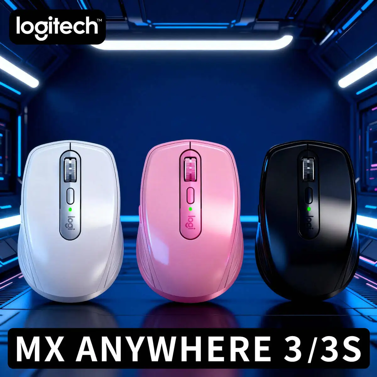 

Logitech MX Anywhere 3S High Precision Wireless Mouse Silent Operation for Laptop Desktop Office Home