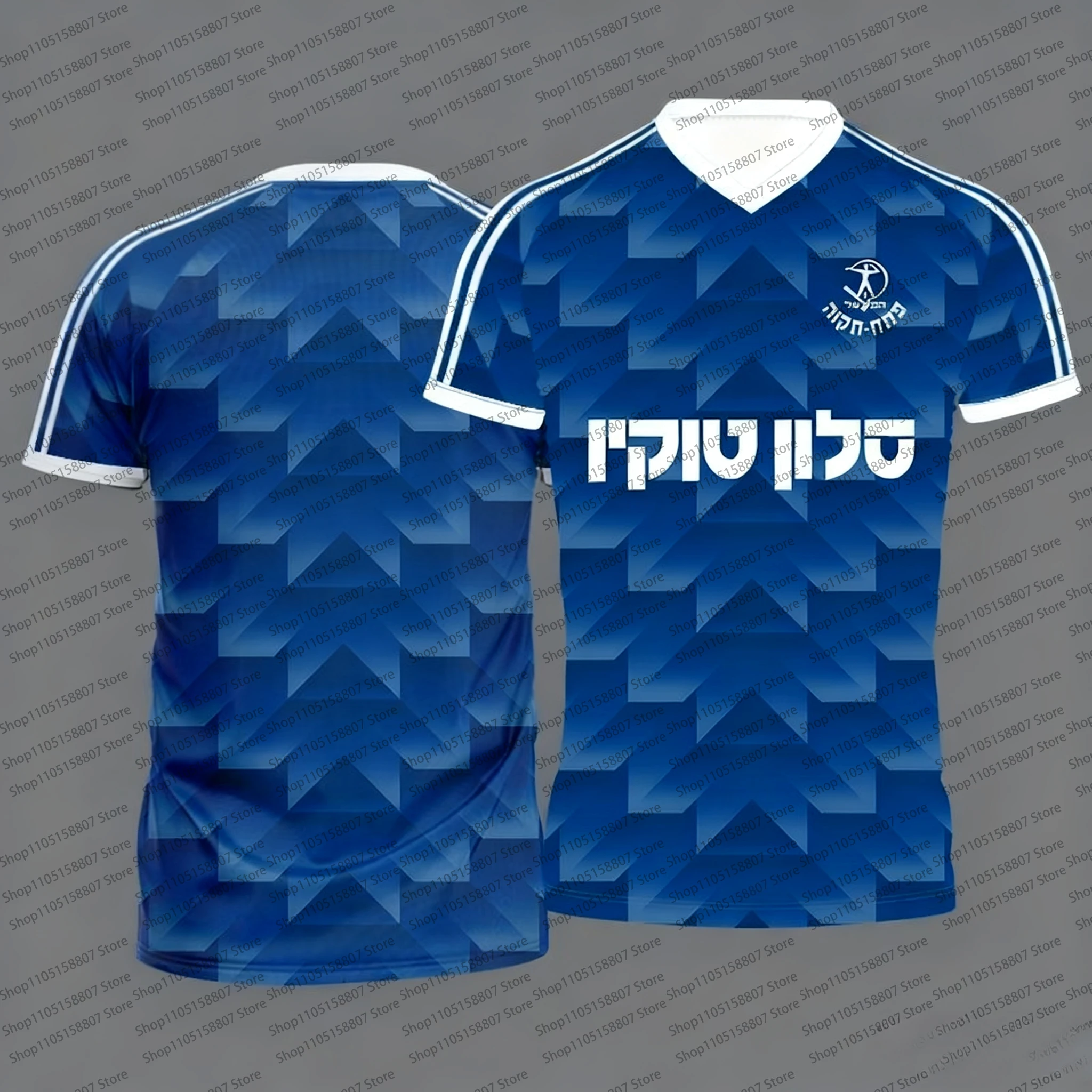 أحدث تي شيرت للتدريب والترفيه اليومي للمشجعين الإسرائيليين الأكثر مبيعًا، مسامي وسريع الجفاف لعام 2026، نمط زوجين مطبوع ثلاثي الأبعاد #6