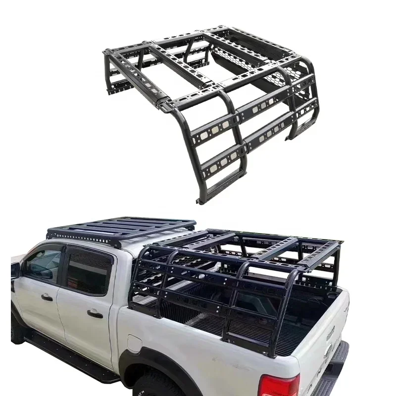 

Auto Exterior Accessories Adjustable Roll Bar For Pickups Ranger NP300 Hilux Vigo Revo Dmax Tacoma Triton Amarok Dodge Ram