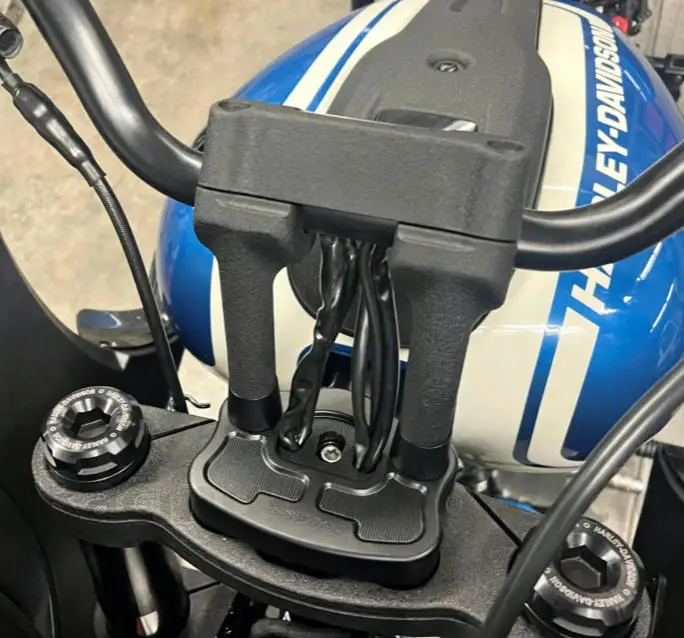For Harley Softail Low Rider El Diablo S / ST 2018-UP Motorcycle Accessories 40mm Handlebar Riser Pull Back Plate