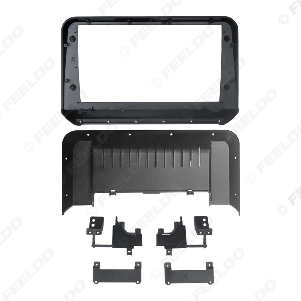 Car Audio 10.1 "Big Screen Head Unit Dash Fascia Panel Frame Kit Adapter Voor Mitsubishi Triton/L200 2023 +