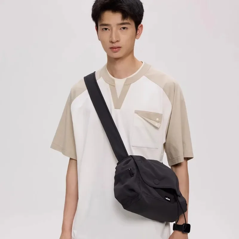 Crossbody Bag Fashion Waterproof Nylon Women Large Capacity Commuting Lightweight Adjustable Underarm Shoulder Travel Bag
